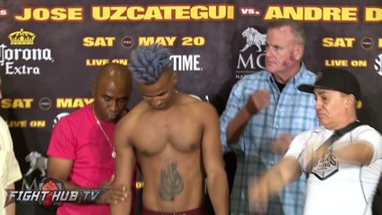 Gary Russell Jr. vs. Oscar Escandon Full Weigh In & Face Off Video