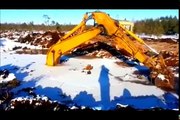 Most Funny Crazy Skills Operator, amazing excavator driving skills, TOP heavy equipment sk