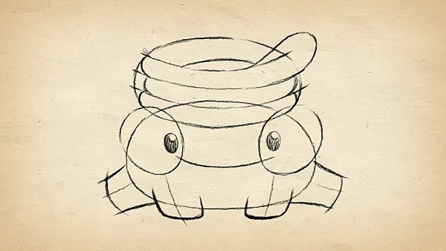 Как нарисовать Тосю - How to draw Toss (Cut the Rope) Приключения Ам Няма