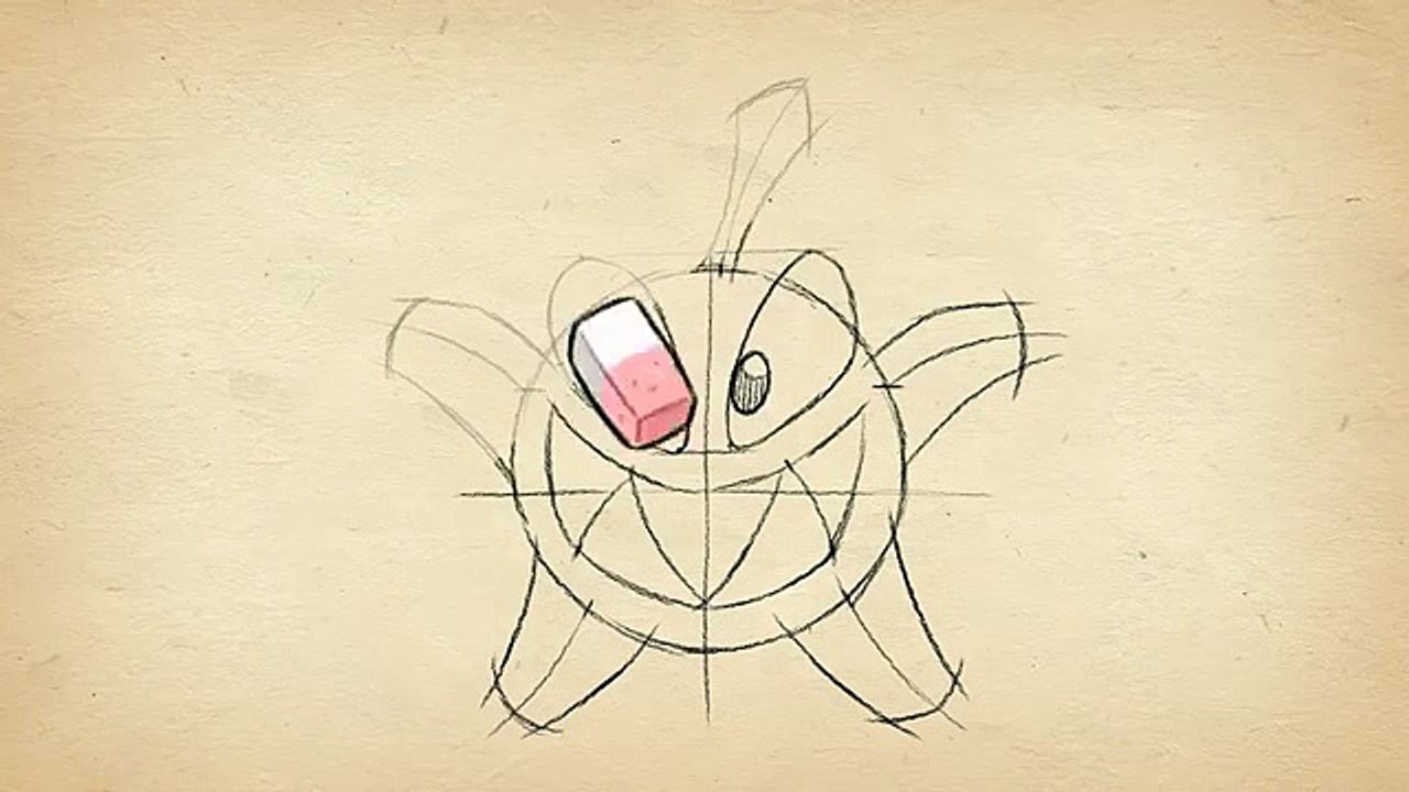 Как нарисовать Буку - How to draw Boo (Cut the Rope)