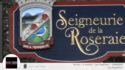 Terrain - à vendre - Lac-Supérieur - 26680994