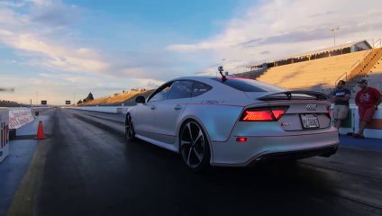 C63 AMG Gets TROLLED By RS7! That Dude in Blue