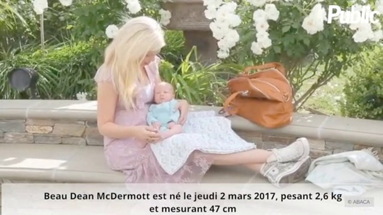 Vidéo : Tori Spelling : Découvrez son shooting so cute avec son fils de 2 mois !