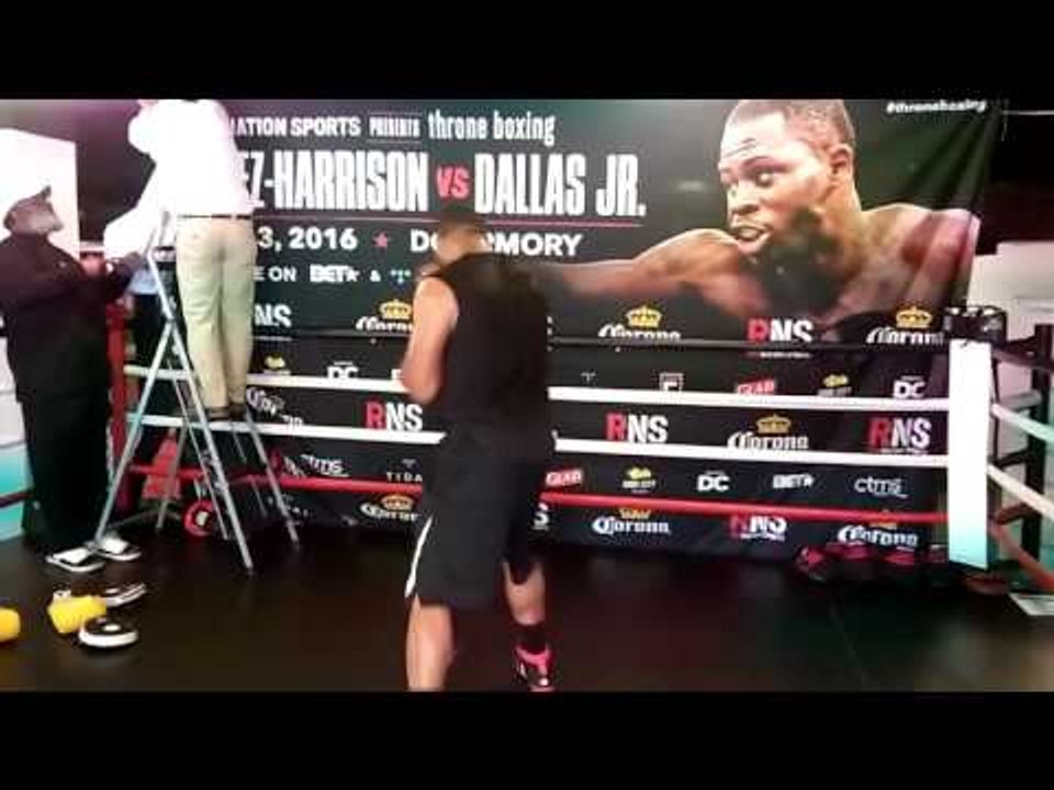 MIKE BALOGUN SHADOWBOXING AT MEDIA DAY IN DC EsNews Boxing