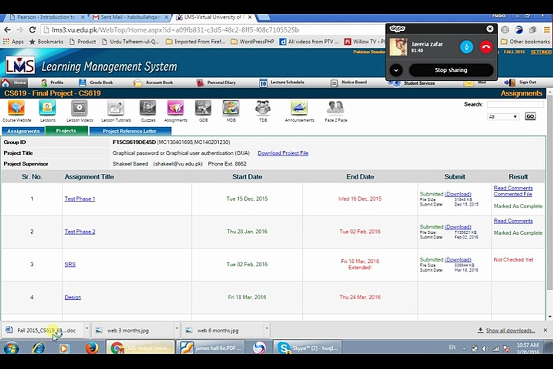 creating ERD and Interface Diagram CS619 VU Final Project URDU