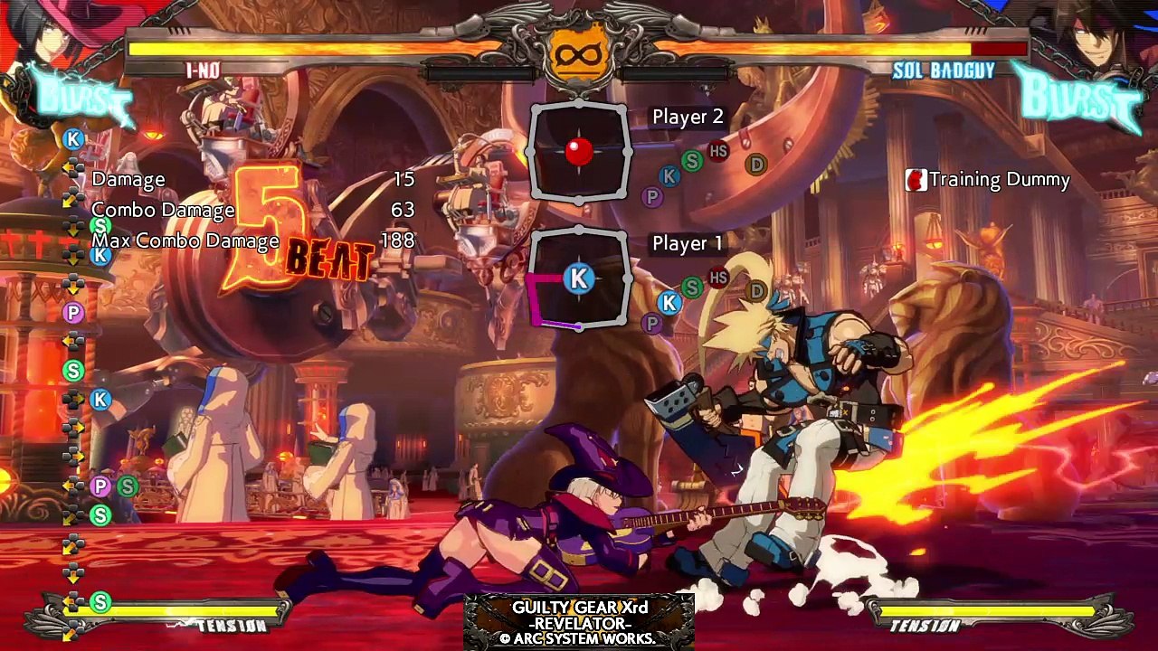 Guilty Gear Xrd -Revelator- I-no mix setup