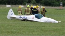 Twister plane Crash landing at Abingdon air show  2017