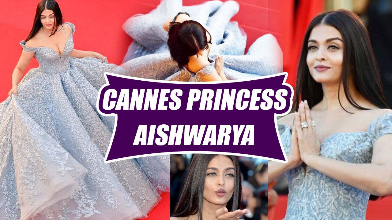 Aishwarya Rai Bachchan sizzles at Cannes in Bottle Green Gown | Boldsky