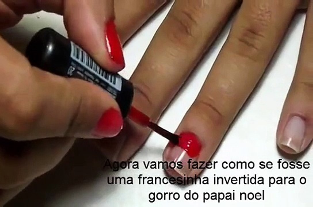 Christmas Nail Art - Unhas de natal - Uñas navideñas - Nail Paint Art
