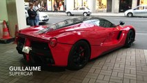 Ferrari LaFerrari in Paris ! Start Up, Sound, On The Road !