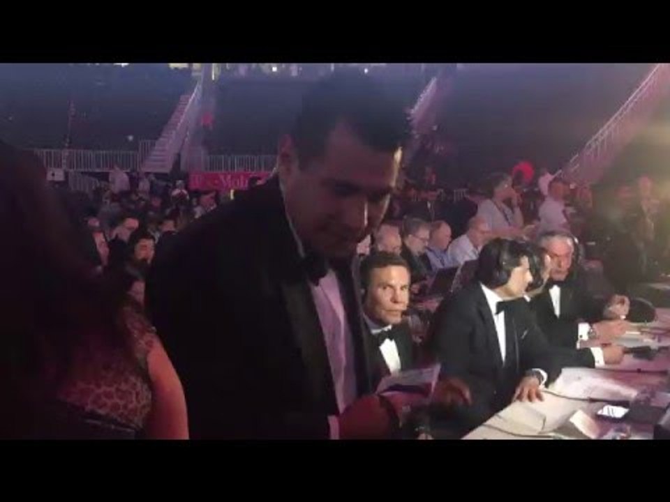 chavez sr ringside for canelo vs khan