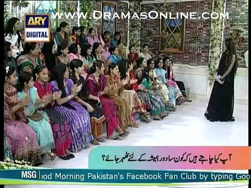 An Audience Female Guest shared her story when she got swept away in a cannal of water, Funny Video