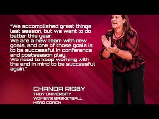 Women's Basketball Preseason Teleconference: Troy head Coach Chanda Rigby  TROY