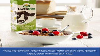 Lactose-free Food Market Size, Share, Trends, Application Analysis, Growth and Forecast, 2017 To 2022