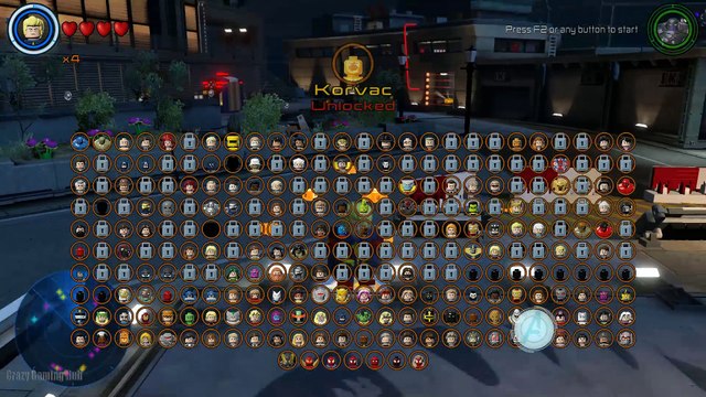 LEGO Marvel's Avengers 100% Guide SHIELD Base (Stan Lee, Character Tokens, Gold Bricks)
