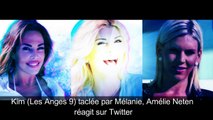 Kim (Les Anges 9) tackled by Mélanie, Amélie Neten reacts on Twitter