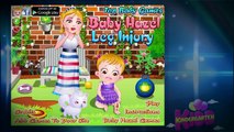 Best Free Baby Games - Baby Hazel - Leg Injury (2014) - Free Online Game for Kids