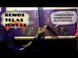 ¿cómo llamas tú a este ejercicio?, Comenta, telas aereas remo telas juntas