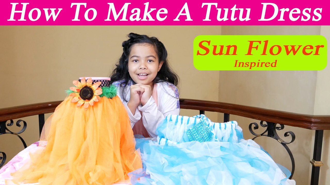 How To Make Tutu Dress Sun Flower Inspired