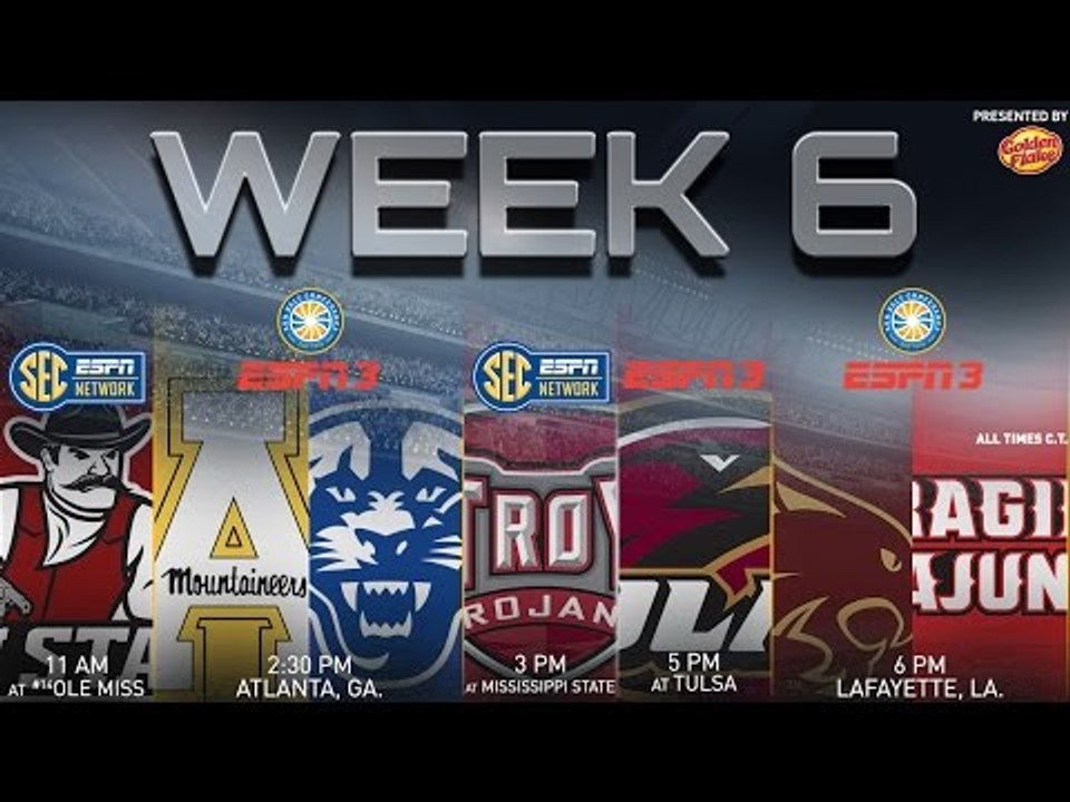Sun Belt Conference Football Weekend Preview, October 9, 2015