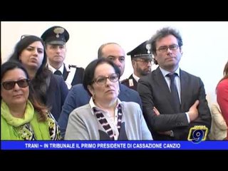 Trani |  In Tribunale il primo presidente di Cassazione Canzio