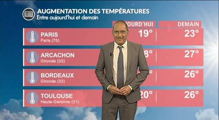 Météo dimanche : forte progression des températures