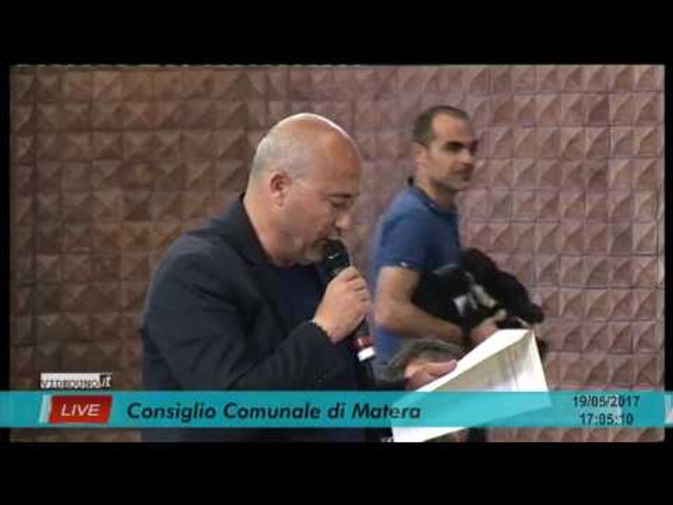 Matera - Consiglio comunale 19 maggio 2017