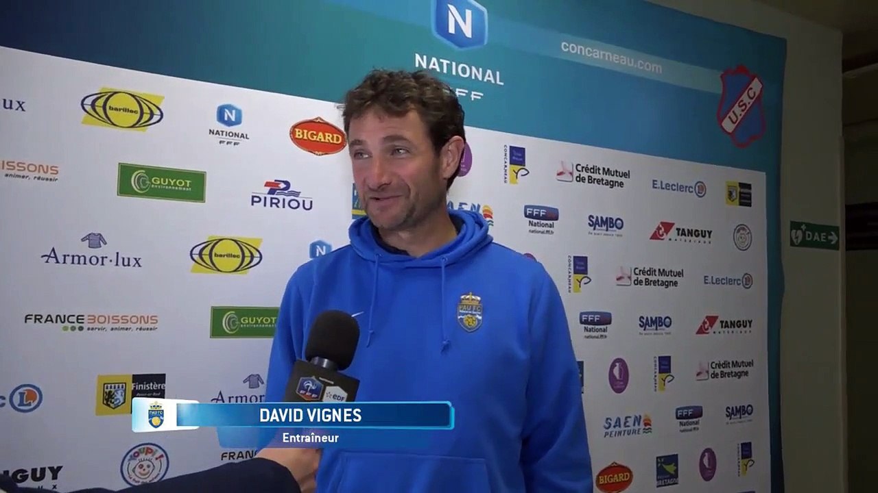 Interview de David Vignes entraîneur de Pau FC.