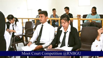 Moot Court Competition at RNBGU School of Law, Best Law Rajasthan University