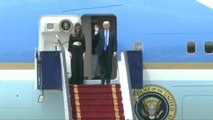 President Trump Arrives In Saudi Arabia