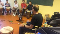 Répétition des élèves percussionnistes de Gilles Arnaud