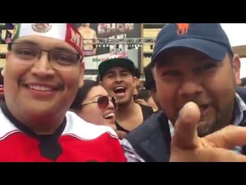 Canelo vs khan at weigh in