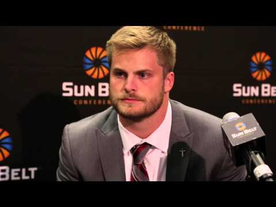 2015 Sun Belt Conference Football Media Day: Troy DE Tyler Roberts