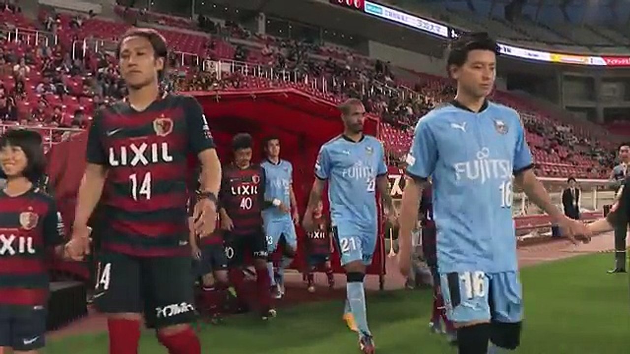 Kashima 0:3 Kawasaki (	Japanese J League. 19 May 2017)