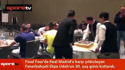 Udoh'a sürpriz doğum günü