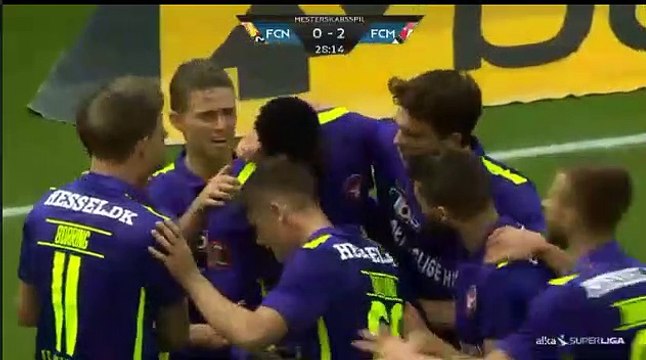 Paul Onuachu Goal HD - FC Nordsjaelland 0-2 FC Midtjylland 20.05.2017