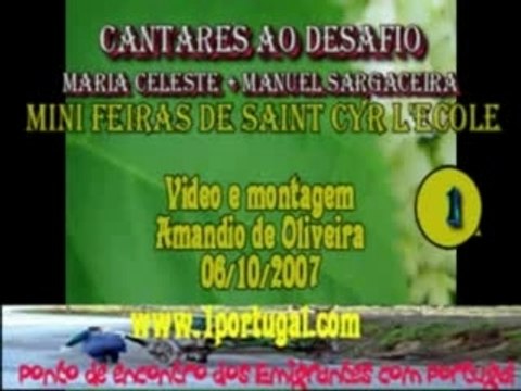 Cantares ao desafio - Maria Celeste - Manuel - mini feiras