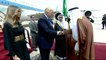US president receives warm welcome in Riyadh