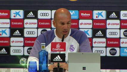 38e j. - Zidane : "Merci aux joueurs"