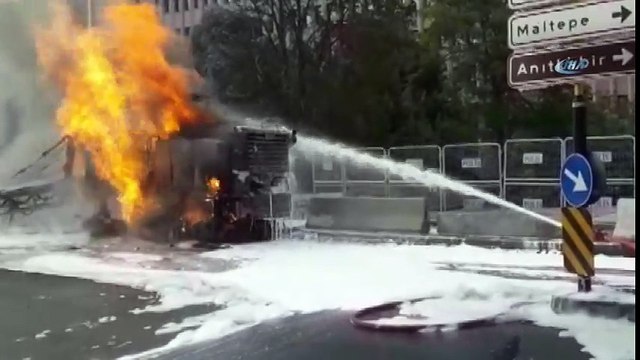 Ankara Adliyesi Önünde Doğal Gaz Patlaması