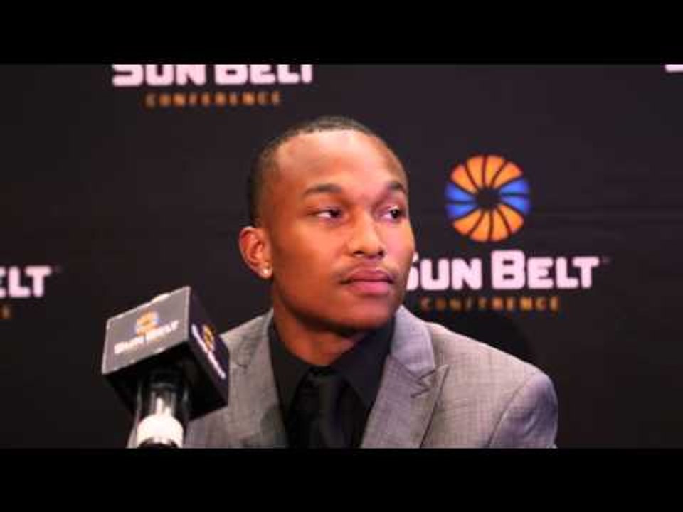 2015 Sun Belt Conference Media Day-  Georgia State WR Donovan Harden