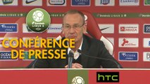 Conférence de presse Stade Brestois 29 - Gazélec FC Ajaccio (6-2) : Jean-Marc FURLAN (BREST) - Jean-Luc VANNUCHI (GFCA) - 2016/2017