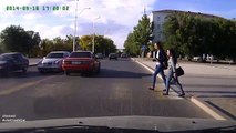 Lucky pedestrians aazy Russian drivers p. 1