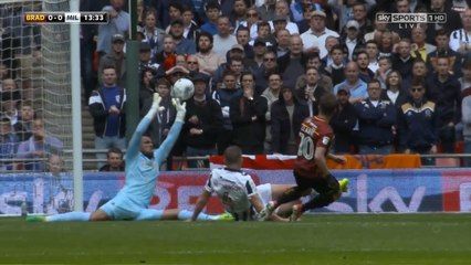 Jordan Archer Awesome Fingertips Save vs Bradford!