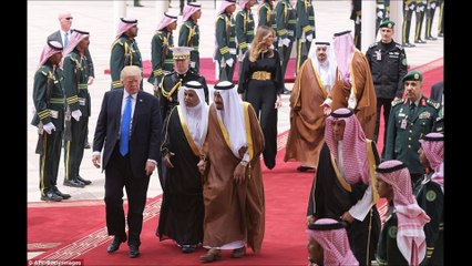 Regardez comment Donald Trump est accueilli en Arabie Saoudite