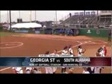 2015 Sun Belt Conference Softball Championship: South Alabama vs Georgia State Semifinal Highlights