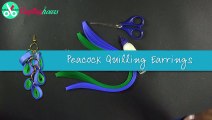 Pretty Peacocaper Quilling Peacock Earrings - YouTube