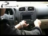 Pumpkin Remove&Ill an Aftermarket Double Din Car Stereo on Volkswagen Car