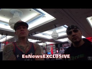 GABE ROSADO: CHAVEZ JR. "IS A FIGHT THAT CAN HAPPEN" CHAVEZ SR. & TEAM "LIKE THE FIGHT" - EsNews