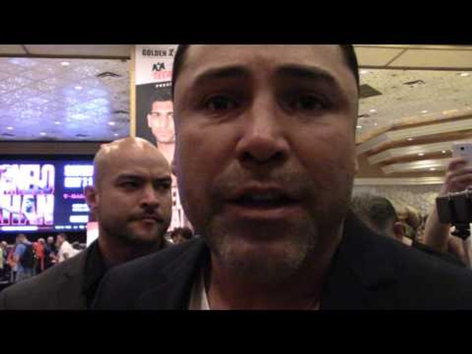 oscar de la hoya got 2 ringside seats for donal...